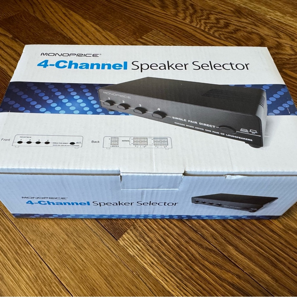 Monoprice 4-Channel Speaker Selector